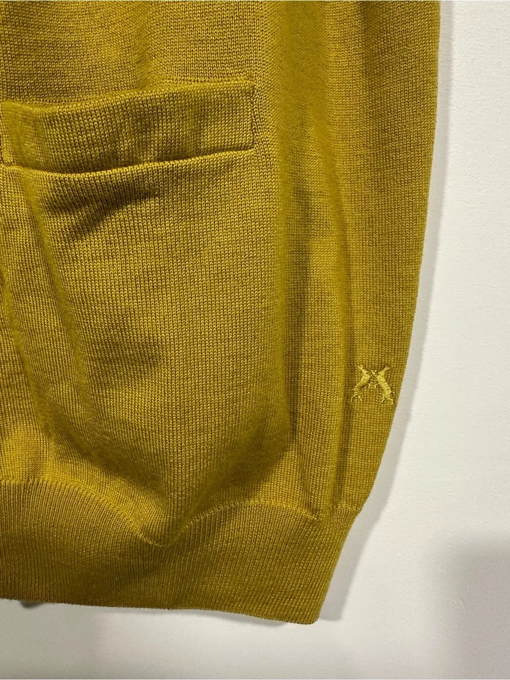 NWT PETER CHRISTIAN Sweater Vest Gold Merino Wool Men’s 3XL